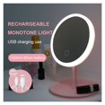 thumbnail image 2 of Led Light Makeup Mirror Storage LED Face Mirror Adjustable Touch Dimmer USB Led Vanity Mirror Table Desk Cosmetic Mirror ,Widely Use, 2 of 7