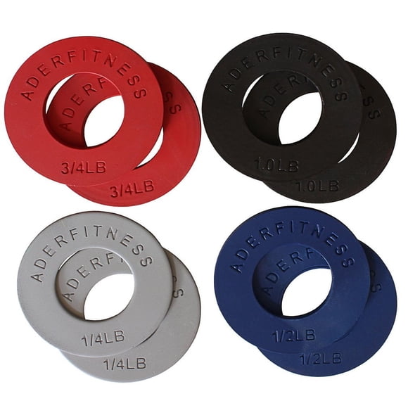 Ader Ensemble d'Assiettes Olympiques Fractionnées - (1/4; 1/2; 3/4; 1,0 Lb) 4 Paires, Excellent Ensemble-Cadeau