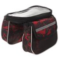 thumbnail image 1 of Bike Saddle Bag Convenient Bike Pouch Reusable Bike Bag Bicycles Front Frame Bag Large Bike Bag, 1 of 9