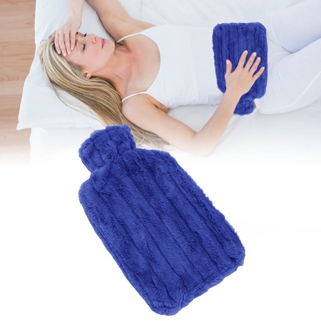 2000ML Hot Water Bag High, Wall Controls Accessories Density Injection Hot Water Bottle with Soft Cover Feet Warmer for Winter