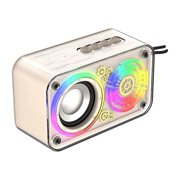 Speakers Bluetooth Wireless Indoor And Outdoor Portable Bluetooth Speaker Seyberpunk Speaker Transparent Wireless Bluetooth Speaker Cool Glittering Bluetooth Speaker Stylish Gift