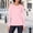 I-Pink, variant on 2025 Women's Classic Fit Long Shirts Women for Sleeve Crew Neck Solid Mock Turtle Neck Ladies Color Long Sleeved Base Cotton Spandex Womens Shirts T