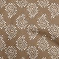 thumbnail image 1 of oneOone Cotton Poplin Mocha Brown Fabric Block Sewing Craft Projects Fabric Prints By Yard 56 Inch Wide, 1 of 5