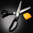 thumbnail image 3 of Colorful Round Tooth Tailor Scissors 23.5Cm, Stainless Steel Fabric Cutting Tool For Sewing Craft, 3 of 3