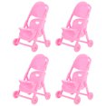 thumbnail image 2 of 4Pcs Simulation Baby Stroller Plaything Plastic Trolley Model Toy Kids Role-playing Toy, 2 of 6