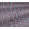 thumbnail image 4 of oneOone Viscose Jersey Fabric Multicolor Stripe Print Sewing Fabric BTY 60 Inch Wide, 4 of 4