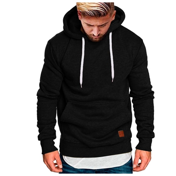 Kcodviy Mens Casual Hoodie Splicing Sweatshirts for Men Hoodie Large Size Sweater Men Hoodies Pullover Heated Hoodie Heavy Blend Hoodie Rams Hoodies for Men
