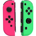 thumbnail image 1 of Switch Controller for Nintendo Switch, Switch Remote Control supports Dual Vibration/Motion Control/Screenshot/Wake-up (Pink and Green), 1 of 16