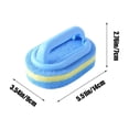 thumbnail image 3 of PRETXORVE Handle Brush Cleaning Brush Multifunctional Brush Bathroom Bathtub Brush Sponge Scrub Pak Clean Brush Kitchen Bathroom Cleaning Stain Removal, 3 of 6