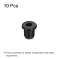 thumbnail image 3 of Unique Bargains Rubber Grommet Mount Dia 9/32' (7mm) Round T Type for Wire Protection 10 Pack, 3 of 5