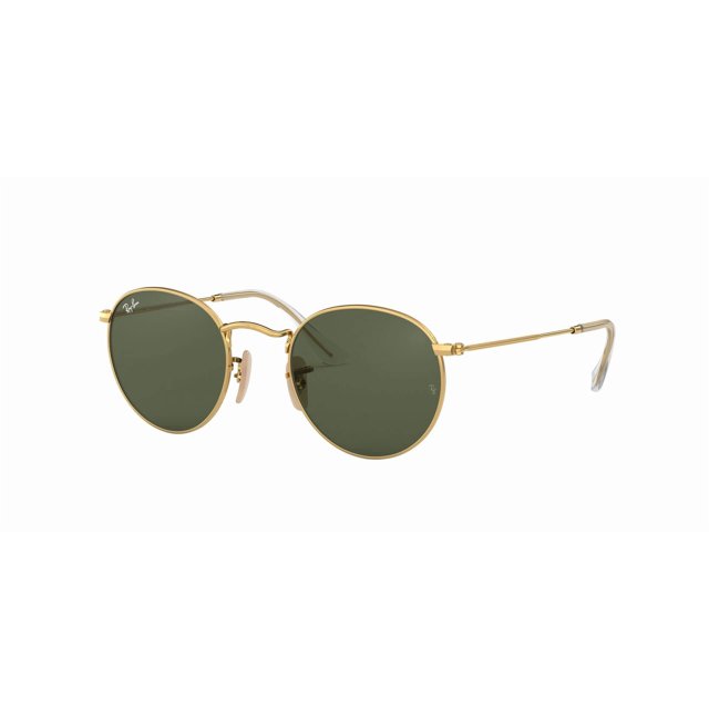 Ray-Ban RB3447N-001-53 Lunettes de Soleil Rondes Dorées