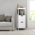 thumbnail image 3 of Costway Armoire de Salle de Bain en Bois au Sol Support de Rangement Multifonction Organisateur Chambre, 3 of 10