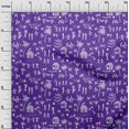 thumbnail image 3 of oneOone Cotton Poplin Purple Fabric Asian Floral Block Sewing Craft Projects Fabric Prints by Yard 42 Inch Wide, 3 of 4