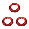 thumbnail image 1 of Transemion 5M Line Car Van Interior Decor Red Point Edge Gap Door Panel Molding N red 3Set, 1 of 6