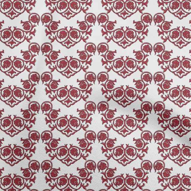 oneOone Cotton Poplin Maroon Fabric Block Sewing Craft Projects Fabric Prints By Yard 56 Inch Wide