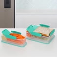 thumbnail image 2 of Sistema Snack Attack Duo To Go Food Storage Container, 975 mL, Colour May Vary, 1 Pack, 2 of 4