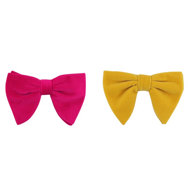 mmirethe Nœud Papillon en Velours Ajustable pour Femmes et Hommes Non Pelucheux Sans Déplacement Couture Fine Satin R