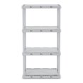 thumbnail image 3 of Gracious Living Knect-A-Shelf Système de Rangement Léger à 4 Niveaux (Lot de 3), 3 of 12
