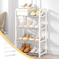 thumbnail image 1 of Tyidzon 4 Tiers Shoe Rack Organizer Large Capacity Shoe Organizer Sturdy Shoe Storage Space Saving Shoe Rack for Closet, Entryway, Bedroom, Front Door, 1 of 6