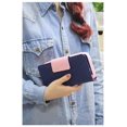 thumbnail image 5 of 2PCS Multi-Card Position Two Fold Long Zippered Wallet Women'S Long Zippered Wallet Handbag Dark Blue, 5 of 5