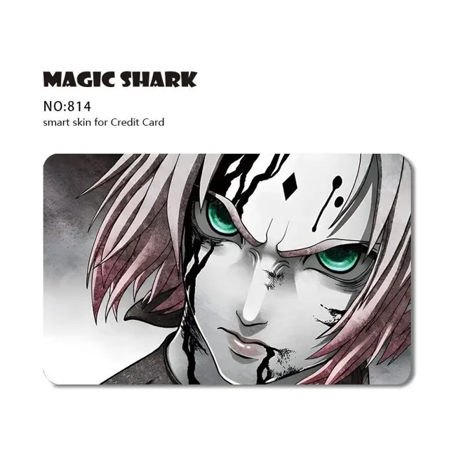 Fashion Cartoon Anime Game PVC Matte Film Sticker Case Skin for Credit Card Big Small No Chip 814 Big Chip