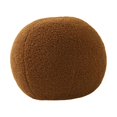 thumbnail image 1 of GUOOL , Coussin Rond, Coussin de Siège, Cadeau Mignon pour Chambre, Canapé, Décoration Intérieure, Marron, 1 of 9