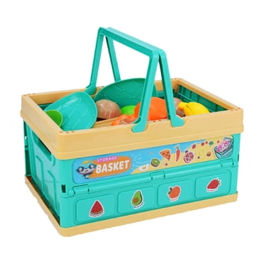 Ensemble de Cuisine de Jeu de Rôle 43 Pcs, Jouets de Coupe de Légumes pour Enfants, Cadeau d'Apprentissage de Jeu de Rôle