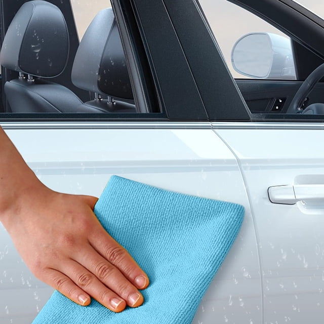 Thickened Microfiber Cleaning Cloths | 7-Pack Multipurpose Rags for Kitchen, Dishes & Car Washing | Super Absorbent & Quick-Dry Household Towels | 11.8x11.8 Inch