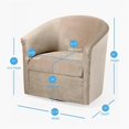 thumbnail image 4 of Comfort Pointe Elizabeth Swivel Chair - Sand, 4 of 7