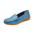 thumbnail image 2 of LSLJS Chaussures Décontractées Confortables Ajourées pour Femmes en Cuir avec Semelles Souples Talons Inclinés, Chaussures Compensées pour Femmes, 2 of 4
