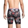 thumbnail image 3 of Jockey Men's Chafe Proof Pouch Microfiber 8.5" Long Leg Boxer Brief - 3 Pack, 3 of 7