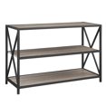 thumbnail image 1 of Manor Park 2 Shelf Industrial Wood Bookcase, 40", 1 of 6