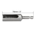 thumbnail image 4 of Unique Bargains 2PCS 12mm CR-V Hex Nut Socket Slotted Extension Driver Bit 3 Inch Length, 4 of 6
