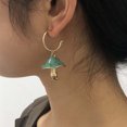 thumbnail image 2 of XZNGL Creative Dreamy Cute Little Fungus Oil Drop Earrings Colorful Plant Ear Studs, 2 of 9