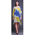 thumbnail image 2 of Bimba Teinture sur Nœuds Femme Court Kaftan de Plage Tenue de Plage Paréo de Bikini Robe Midi-TG-3X, 2 of 5