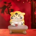 thumbnail image 4 of GROWTH TANK Figurine Tigre Nouveauté Petit Modèle en Résine pour Table Bureau à Domicile Collection D, 4 of 8