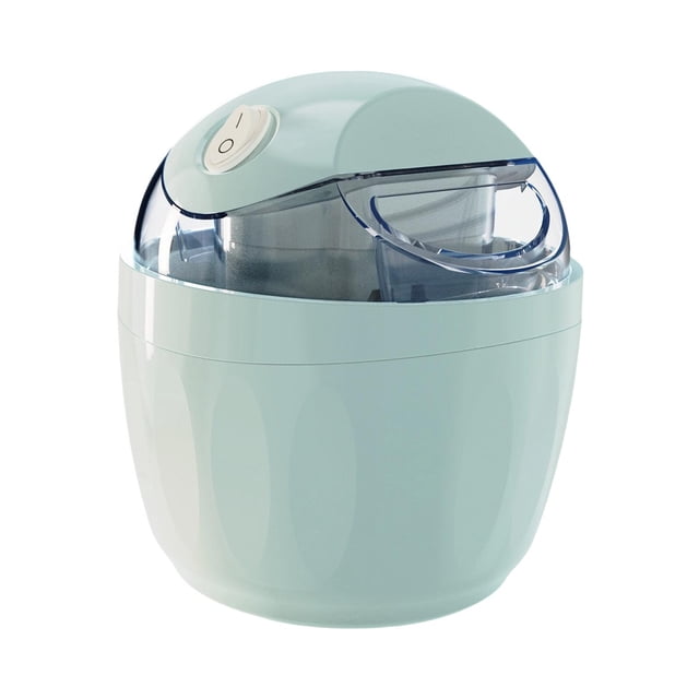 lingqin Electric Ice Cream Maker Easy to Clean and Use Home Use Summer Dessert Maker Blue