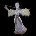 thumbnail image 3 of Northlight 36" LED Lighted Lace Angel with Flute Outdoor Christmas Decoration, 3 of 6
