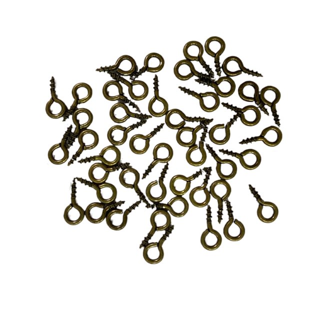 A Bag Eye Screws Lightweight Durable New-style Polished Unique Design Exquisite Appearance Distinctive Good Stability Hooks