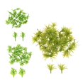 thumbnail image 4 of KLKCMS 100 Pcs Modèle de Paysage Herbe Mini Paysage Herbe Train Herbe Chemin de Fer Vert, 4 of 9