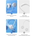 thumbnail image 3 of XYCCY Foldable Portable Neck Fan - Hands Free Neck Wearable Personal Fan, Adjustable 3-Speed Personal Neck Fan, 2000mAh Neck Air Conditioner USB Rechargeable for Traveling, Office Outdoor SportsST-001, 3 of 7