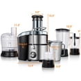 thumbnail image 2 of Gymax Extracteur de Jus Multifonction 5en1 Mixeur Hachoir Robot Culinaire, 2 of 10