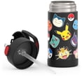 thumbnail image 3 of Bouteille isolée à pression de 12 Oz avec paille Funtainer de Thermos, Pokémon, 3 of 5