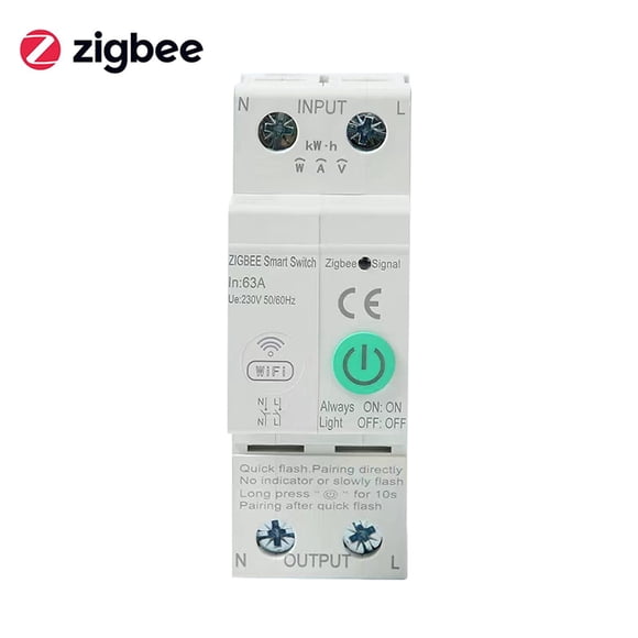 Riwcyla Intelligent Circuit Breaker Wireless Mobilephone APP Remotely Control Home Automation Equipment with Voice Control Function