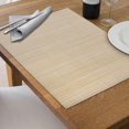 thumbnail image 3 of Vinyl Placemat Lin Naturel 12 X 18 - Ensemble De 12, 3 of 3