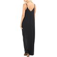 thumbnail image 3 of Robe Longue Maxi d'Été pour Femme Sans Manches à Bretelles, Style Bohème, Col en V, Caftan, Robe Soleil, 3 of 3