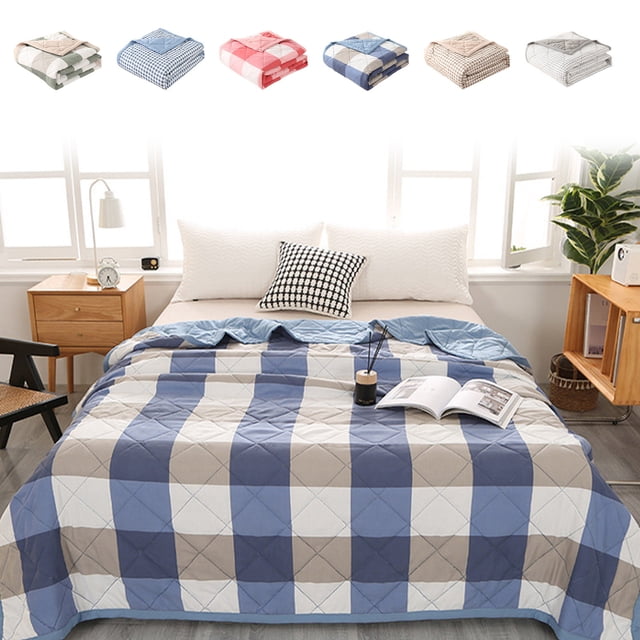Vaidha Couette Réfrigérée Lavée d'Été Mince, Agréable pour Dormir Nu