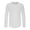 Blanc, variante sur Pisexur Vêtement de Protection Solaire Homme UPF 50 Chandail à Manches Longues Homme Respirant Sport Entraînement Couleur Unie Chandail à Manches Longues Col Rond Orange,2TG