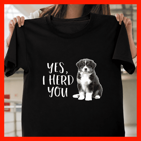 T-Shirt Unisexe Drôle de Berger Australien Hommes Femmes, Cadeau pour Maman d'Élevage de Chiens, Chiot Merle Bleu Australien, jusqu'à la Taille 3TG.