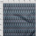 thumbnail image 2 of oneOone Tissu Popeline de Coton Imprimé Ikat BTY 42 Pouces de Large, 2 of 4
